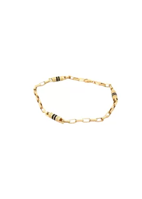 Bratara din Aur Galben 14K Modern Chain Bracelet