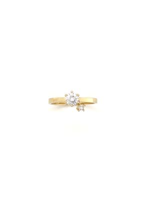 Inel Aur galben 14k Engagement ring