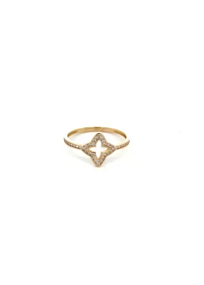 Inel din Aur Galben 14K Radiant Golden Ring