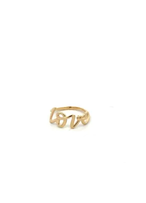 Inel din Aur Galben 14K Forever Love Ring