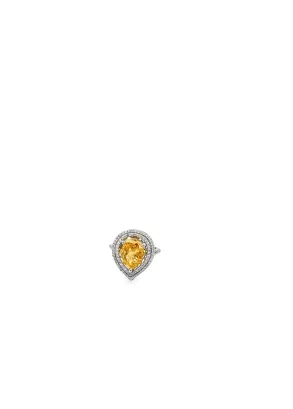 Inel din Aur Alb 18K Pear-Shaped Diamond Ring