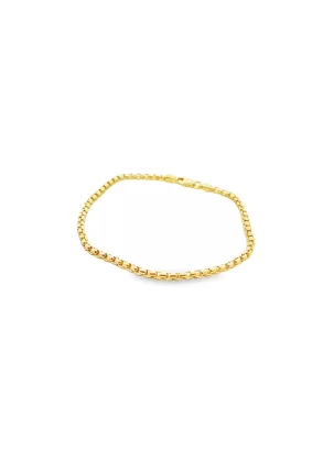 Bratara din Aur Galben 14K Refined Chain Bracelet