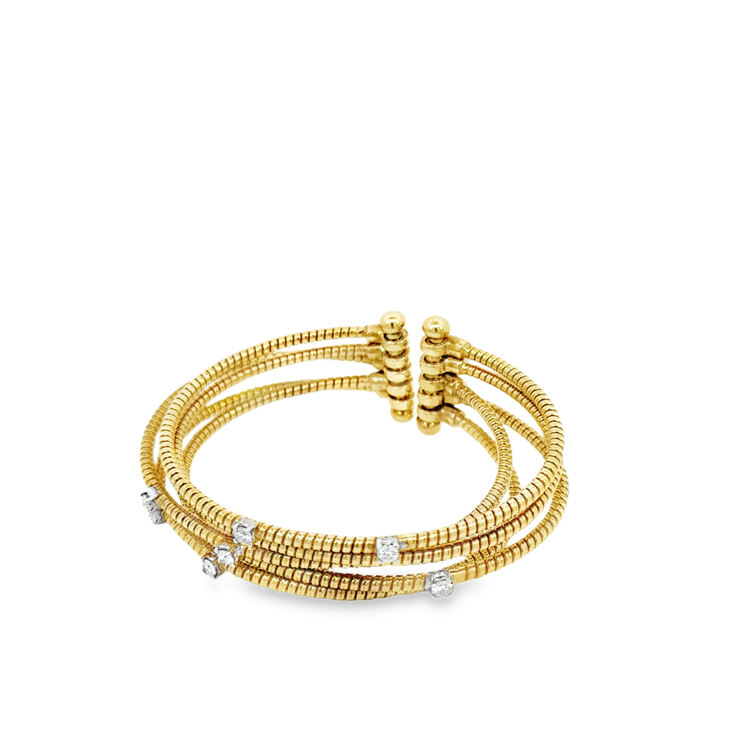 Bratara din Aur Galben 18K Bright Diamond Bracelet-0